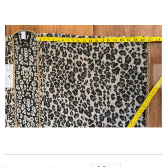 OPEN FRONT LEOPARD PRINT JACKET WRAP SWEATER OS - Picture 16 of 16